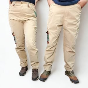 Pantalones de trekking Constante unisex con tela antidesgarre, bolsillos funcionales y detalles tribales