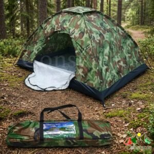 carpa camuflaje para 4 personas