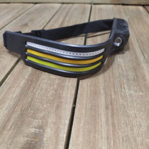 Linterna frontal W689-3, ideal para camping, senderismo y trabajos nocturnos, con LED de alta potencia, múltiples modos de luz y batería recargable USB.