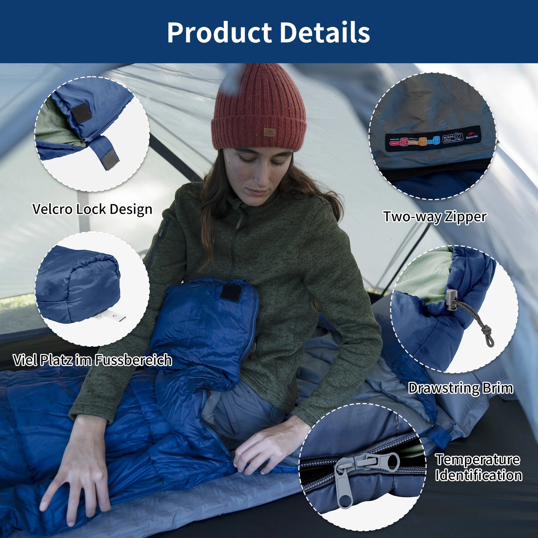 Sleeping Naturehike Mj 300 (- 17°) - Imagen 6