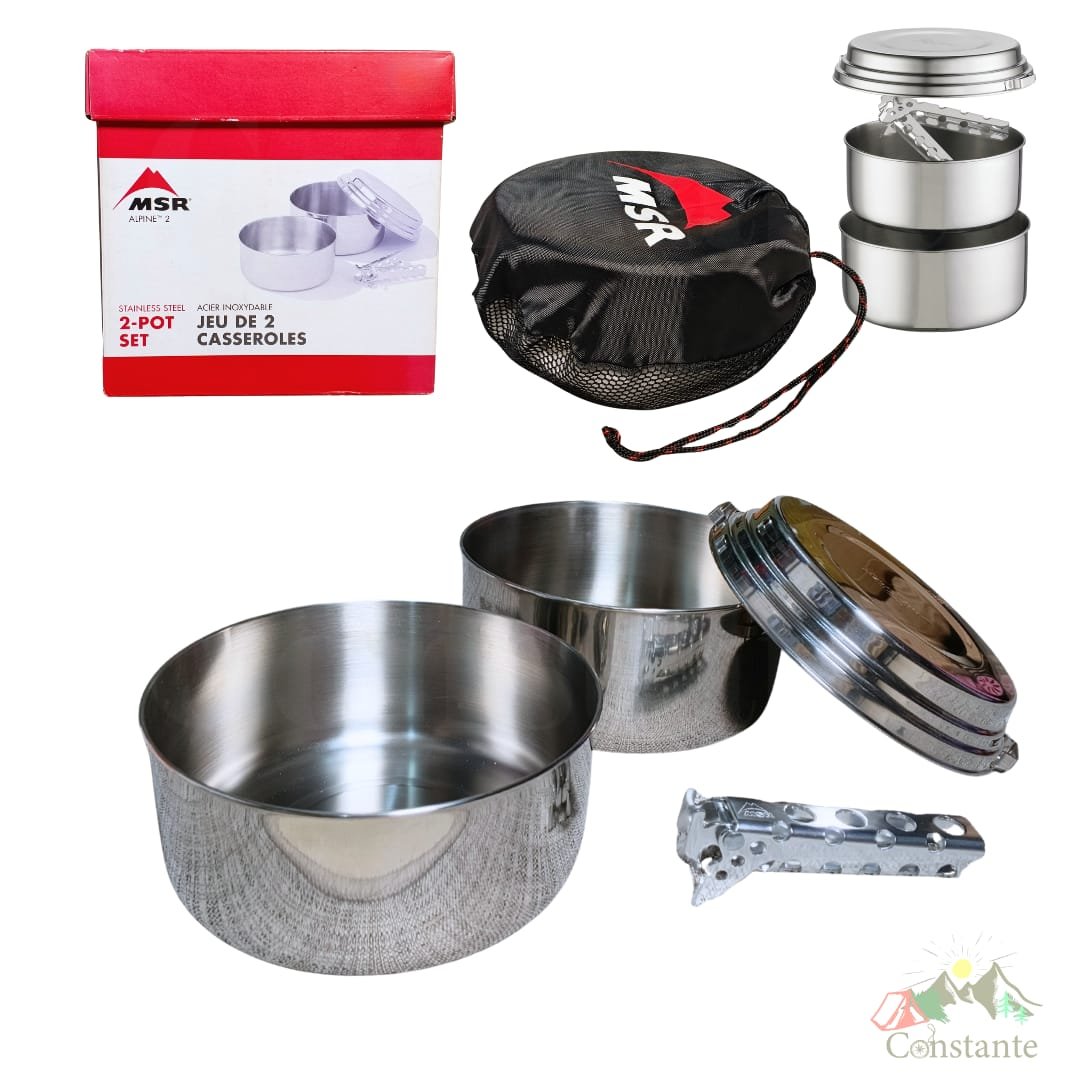 set de ollas Msr ollas de camping ollas de acero inoxidable ollas de camping ollas de acero de camping