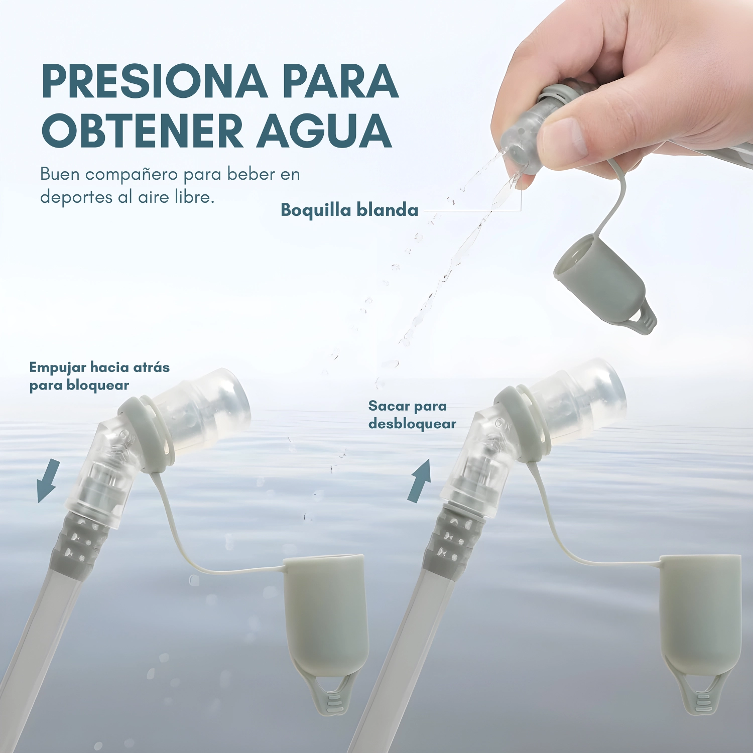 Funda de hidratación Outdoor INOXTO de 1.5 litros - Imagen 5