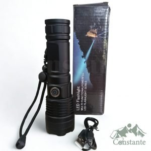 linterna táctica de mano, diseño resistente