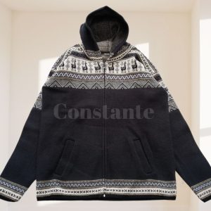 Chompa 100% lana de alpaca, suave y térmica, perfecta para mantener el calor en climas fríos. Ideal para actividades outdoor o uso diario.