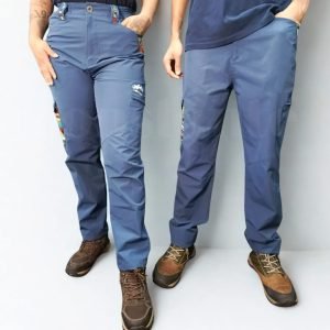 Pantalones de trekking Constante unisex con tela antidesgarre, bolsillos funcionales y detalles tribales