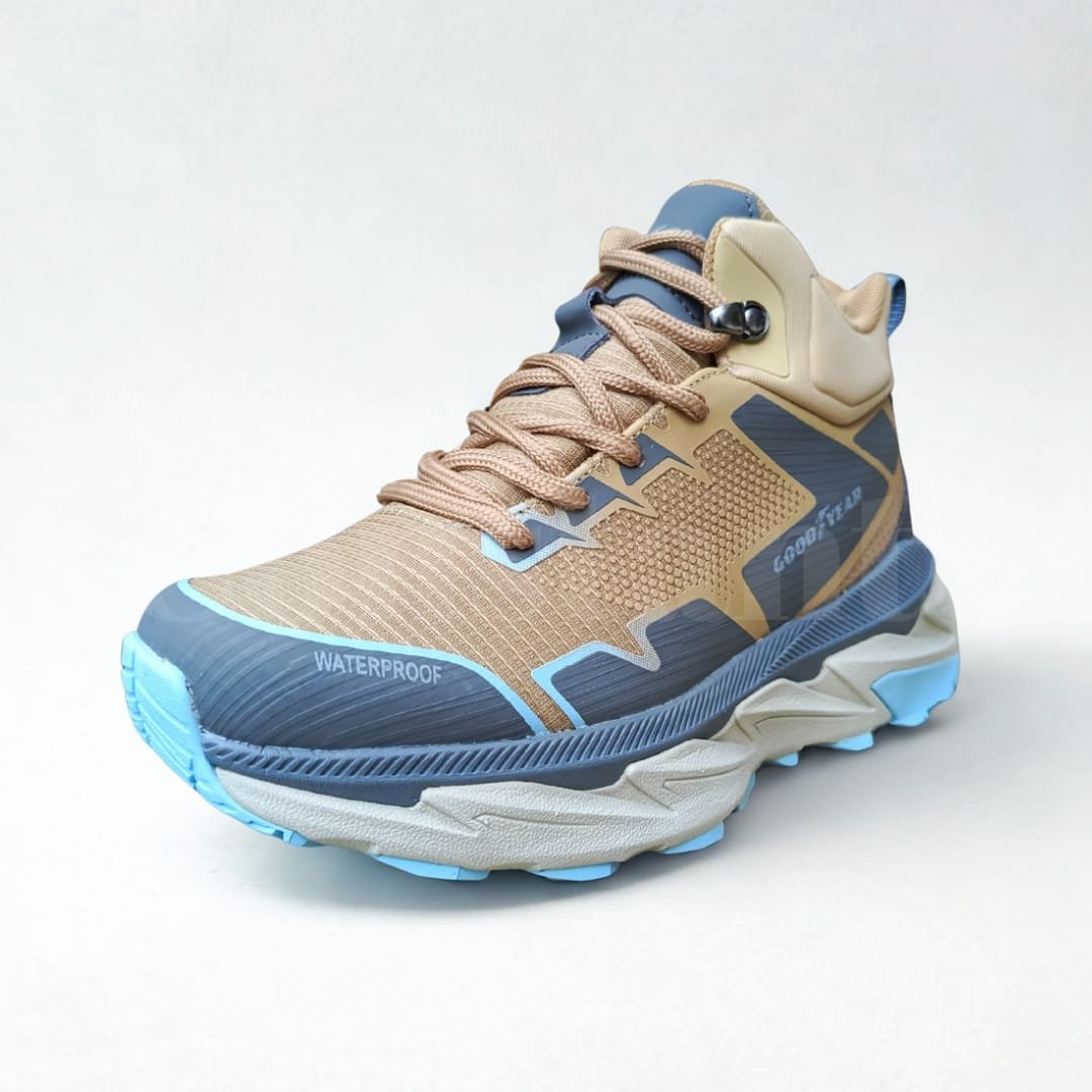 Botas Goodyear Waterproof resistentes para todo terreno, con suela antideslizante y plantilla Memory Foam.