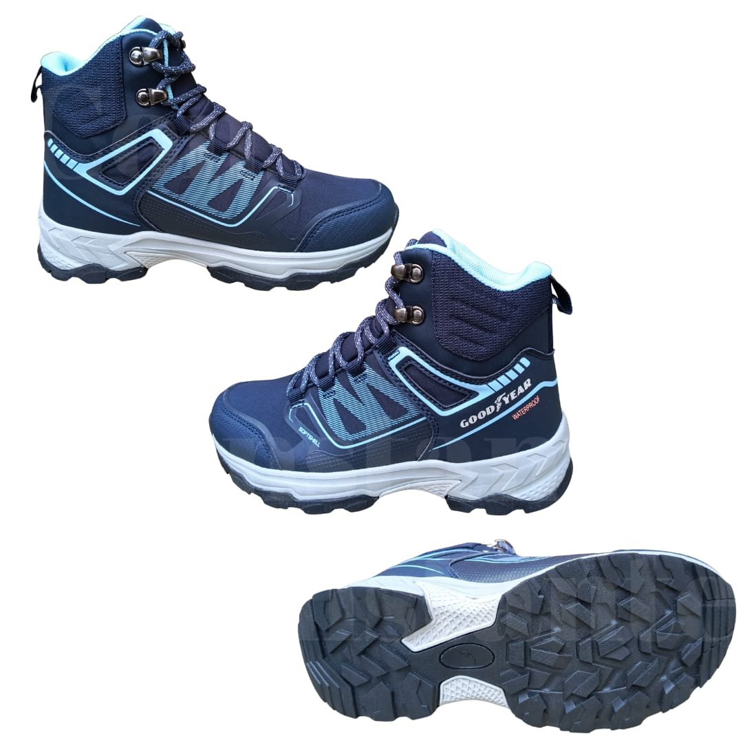 Botas Goodyear impermeables todo terreno con plantilla Memory Foam, suela antideslizante y capellada resistente