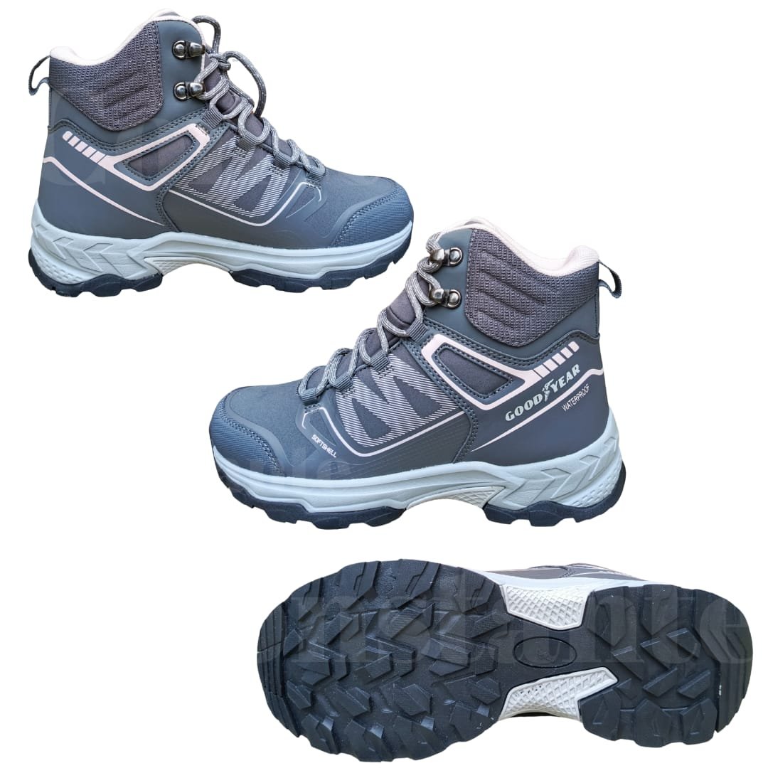 Botas Goodyear impermeables todo terreno con plantilla Memory Foam, suela antideslizante y capellada resistente