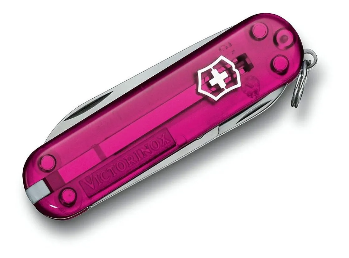 Victorinox Classic SD Rosa Translúcido - Imagen 3
