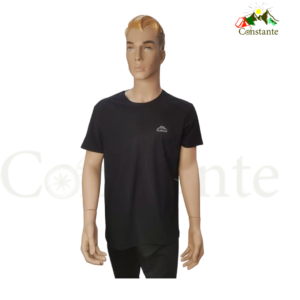 camiseta outdoor transpirable color negro