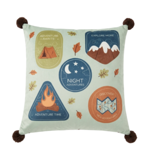 Cojín Camp figuras