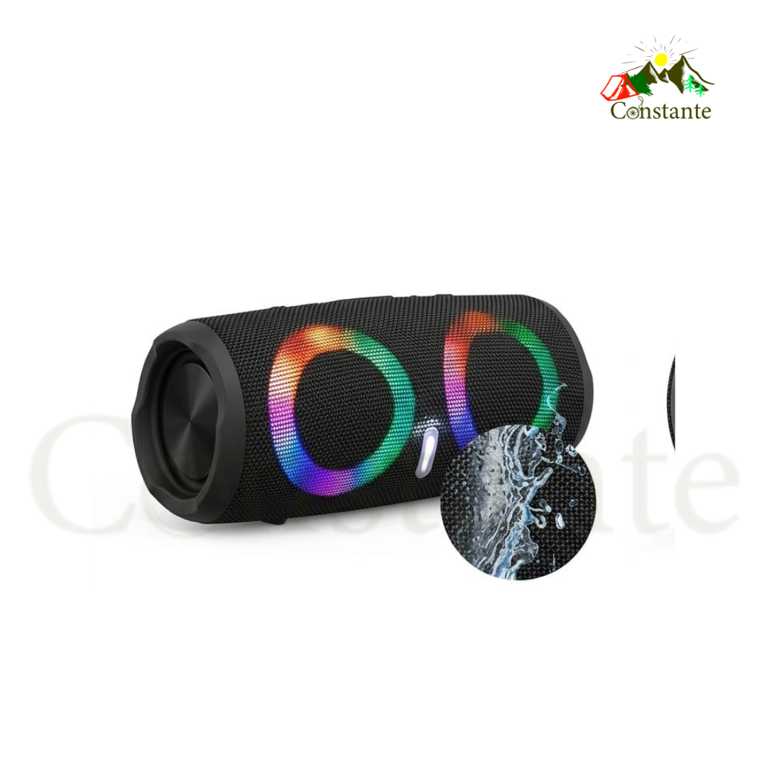 Altavoz Bluetooth portátil Charge 5 luces LED