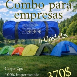 Combo para empresas (6 carpas impermeables para 2 personas)