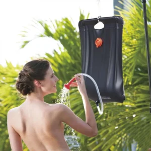 Ducha solar portátil para acampar
